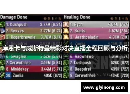 库恩卡与威斯特曼精彩对决直播全程回顾与分析